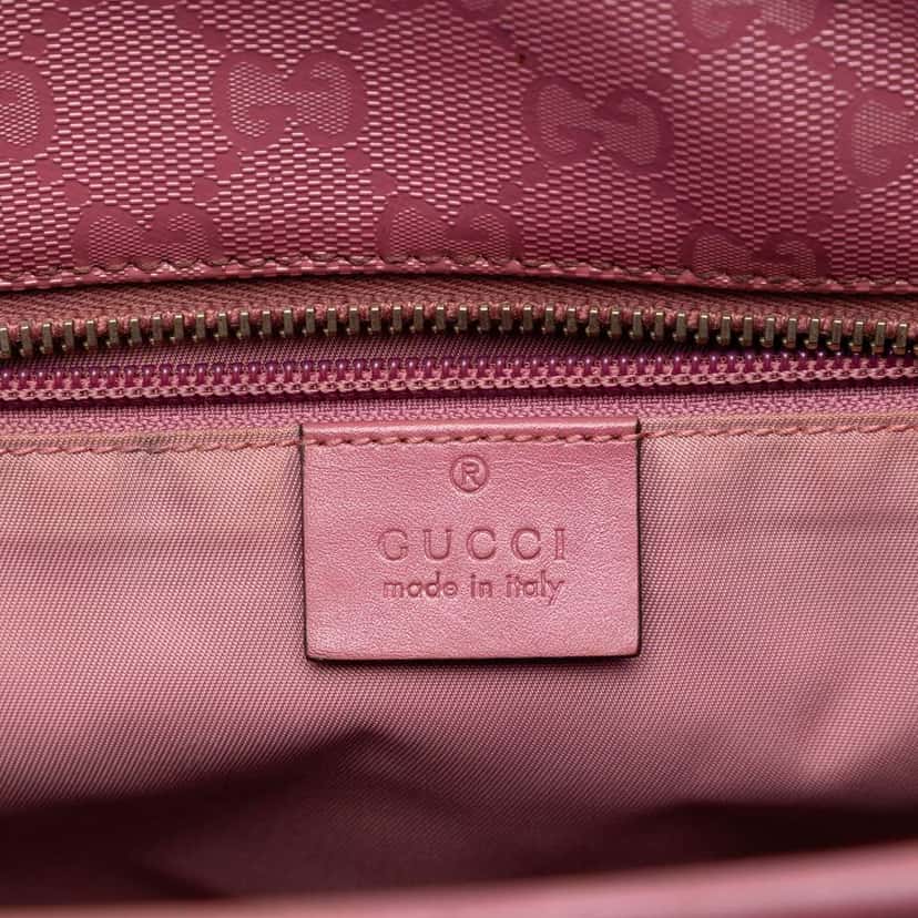 Gucci Medium GG Imprime Tote Pink Canvas Good condition - Box View