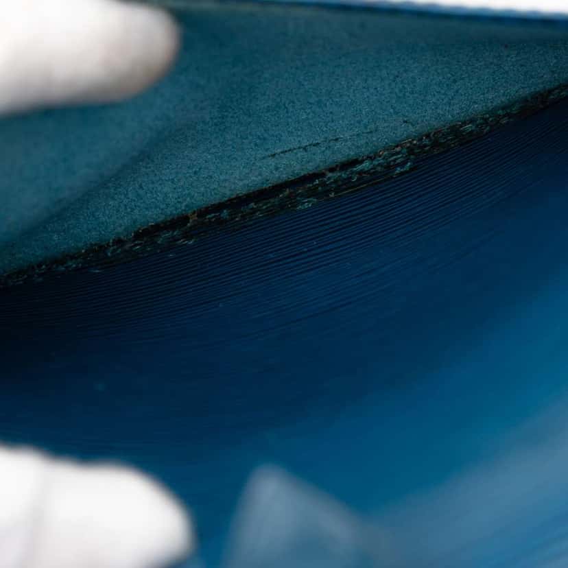 Louis Vuitton Epi Keepall 55 Blue Leather Good condition - Box View