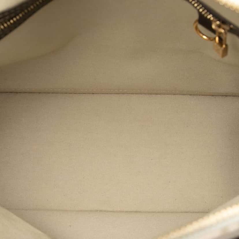 Louis Vuitton Monogram Mini Lin Alma Haut Brown Cotton Fair condition - Model View