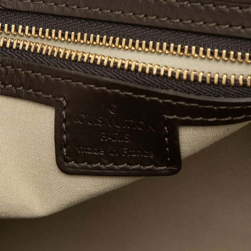 Louis Vuitton Monogram Mini Lin Alma Haut Brown Cotton Fair condition - Box View