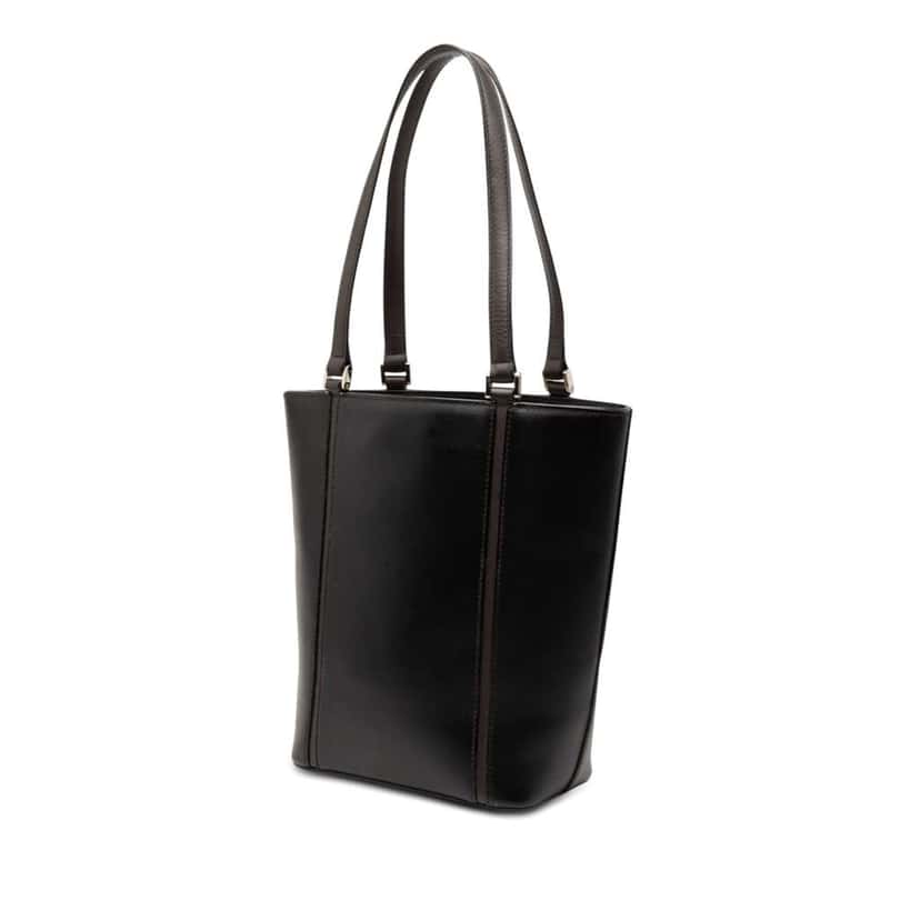 Burberry Leather Tote Black Leather Good condition - Back View