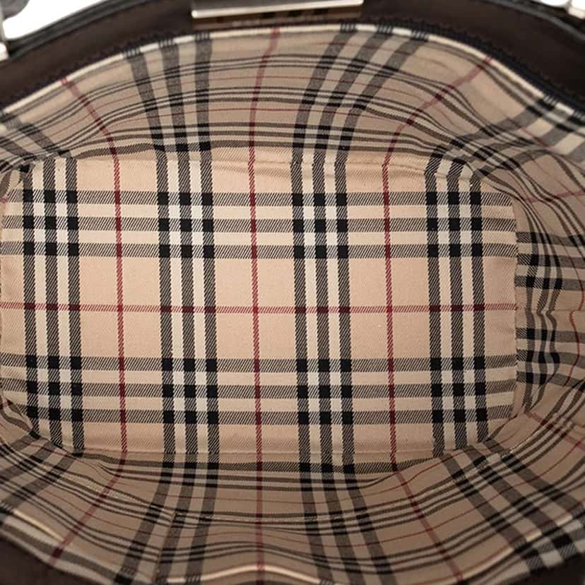 Burberry Leather Tote Black Leather Good condition - Model View