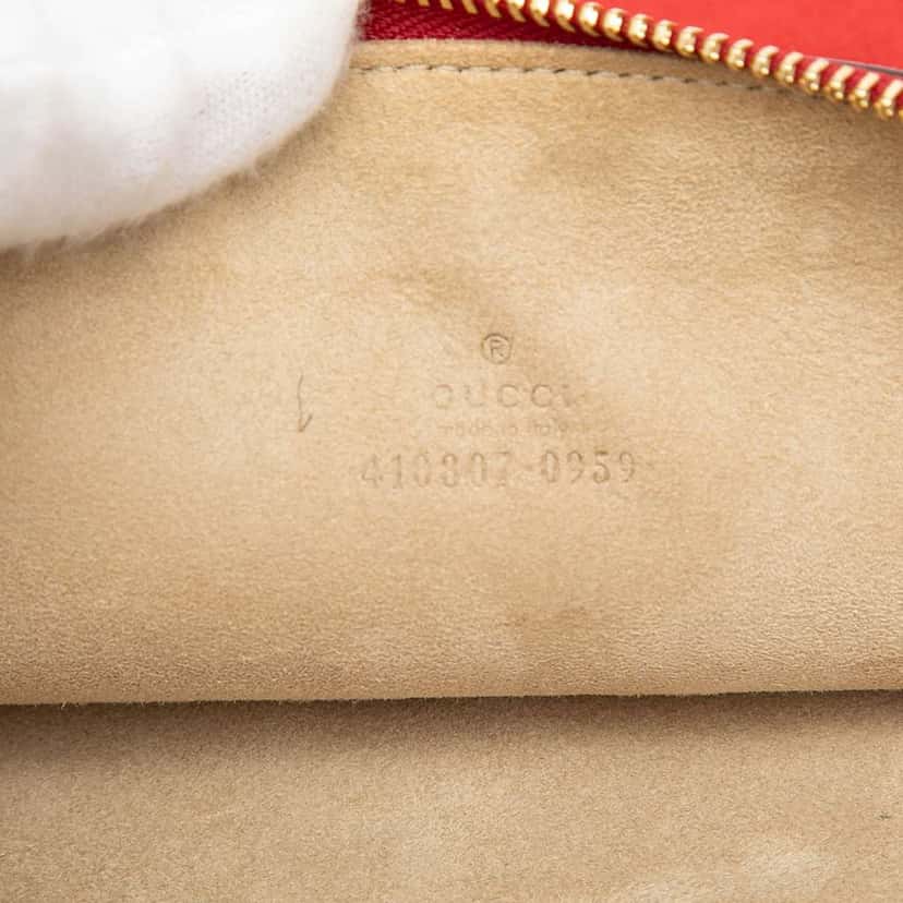 Gucci GG Supreme Blooms Clutch Beige Canvas Good condition - Box View