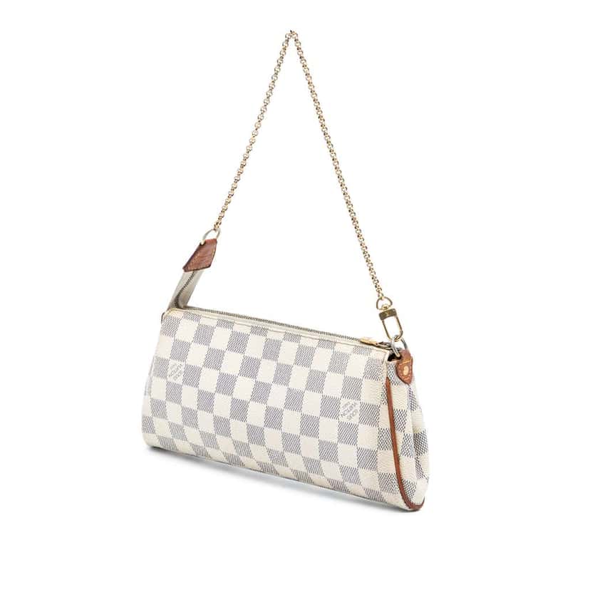 Louis Vuitton Damier Azur Eva White Good condition - Back View