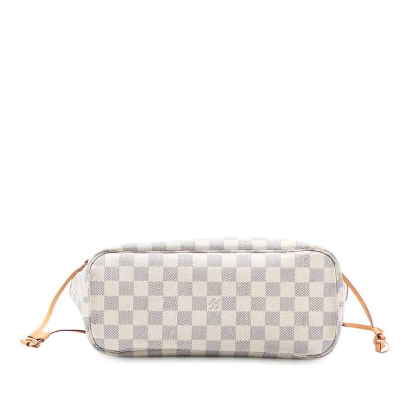 Louis Vuitton Damier Azur Neverfull PM White Good condition - Inside View