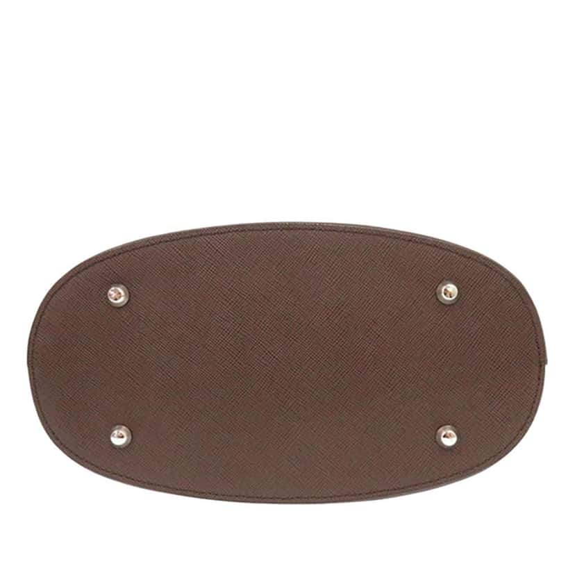 Burberry House Check Canvas Bucket Bag Beige Canvas Good condition - Inside View