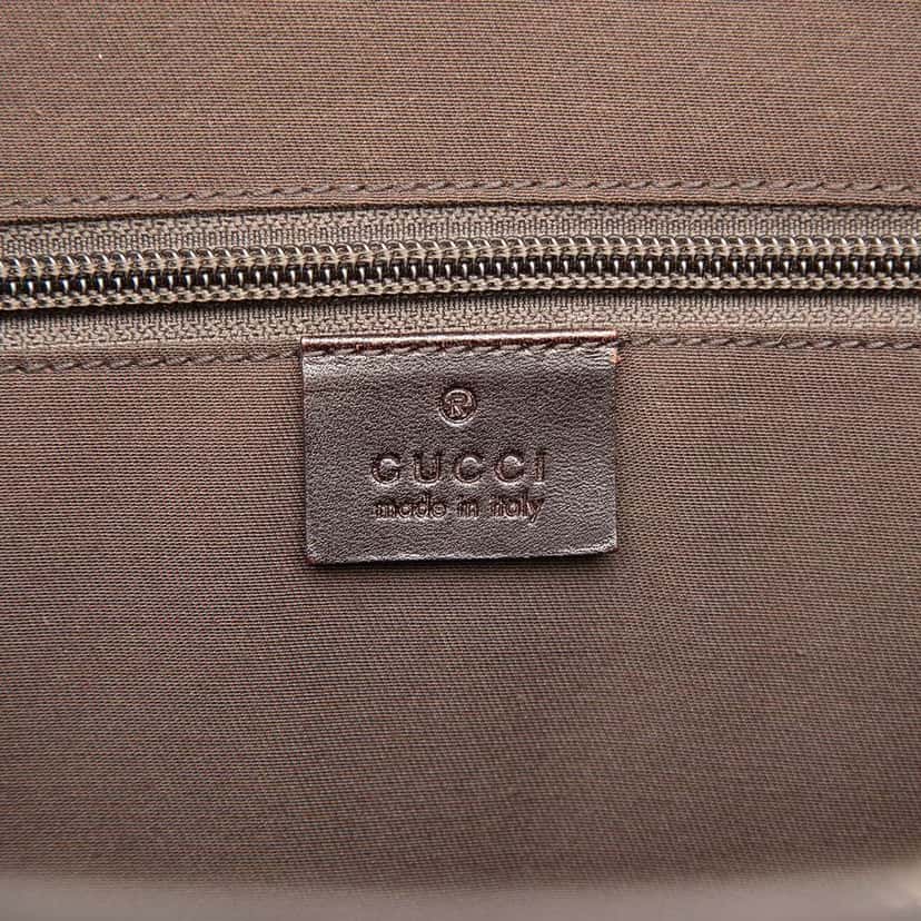 Gucci Diamante Leather Hilary Lux Joy Vertical Tote Brown Leather Good condition - Box View