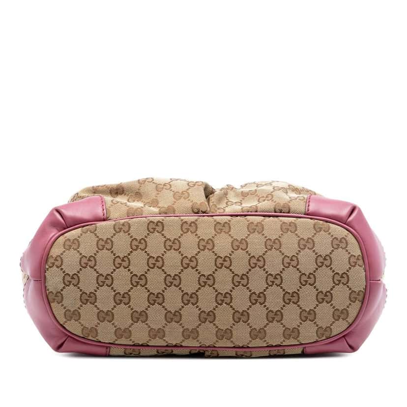 Gucci GG Canvas Sukey Satchel Beige Good condition - Inside View
