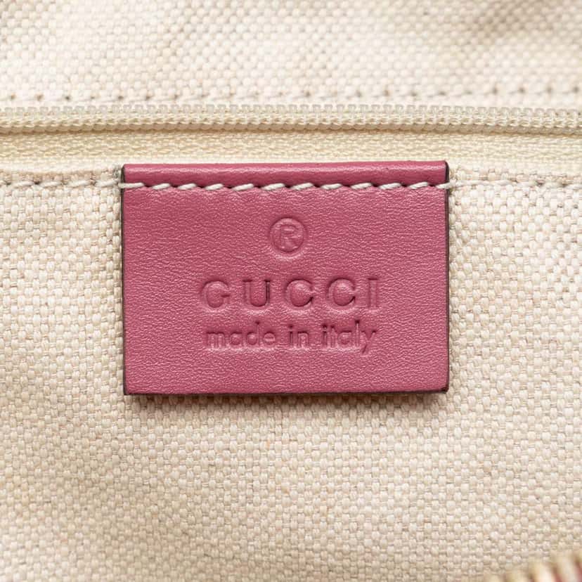 Gucci GG Canvas Sukey Satchel Beige Good condition - Box View