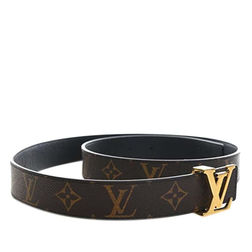 Louis Vuitton Monogram Initiales Reversible Belt Brown Good condition - Inside View