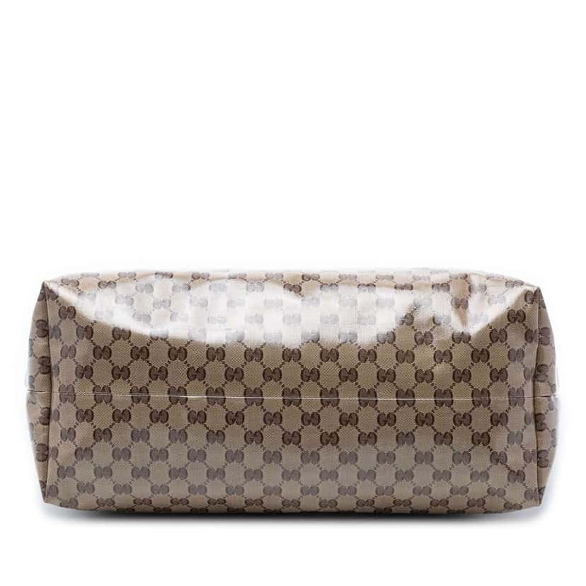 Gucci GG Crystal Peggy Braided Tote Beige Good condition - Inside View