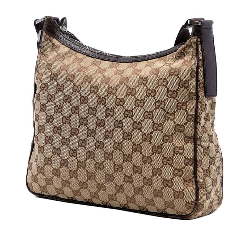 Gucci GG Canvas Crossbody Beige Fair condition - Back View