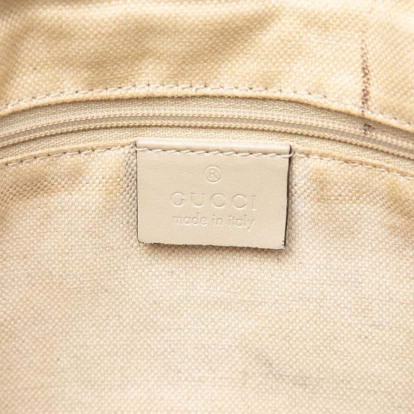 Gucci GG Canvas Sukey Satchel Beige Good condition - Box View