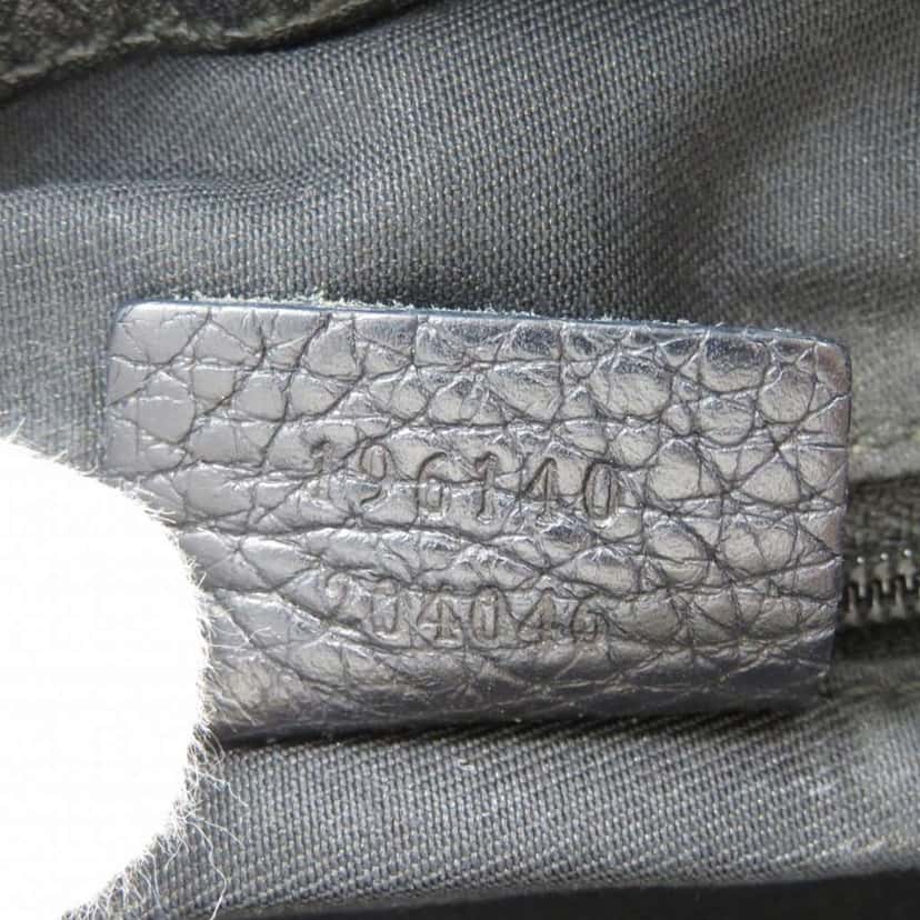 Gucci GG Denim Shoulder Bag Black Denim Good condition - Box View