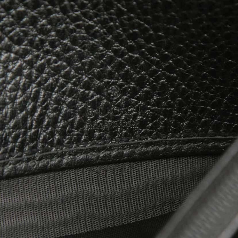 Gucci GG Marmont Leather Wallet on Chain Black Canvas Good condition - Box View