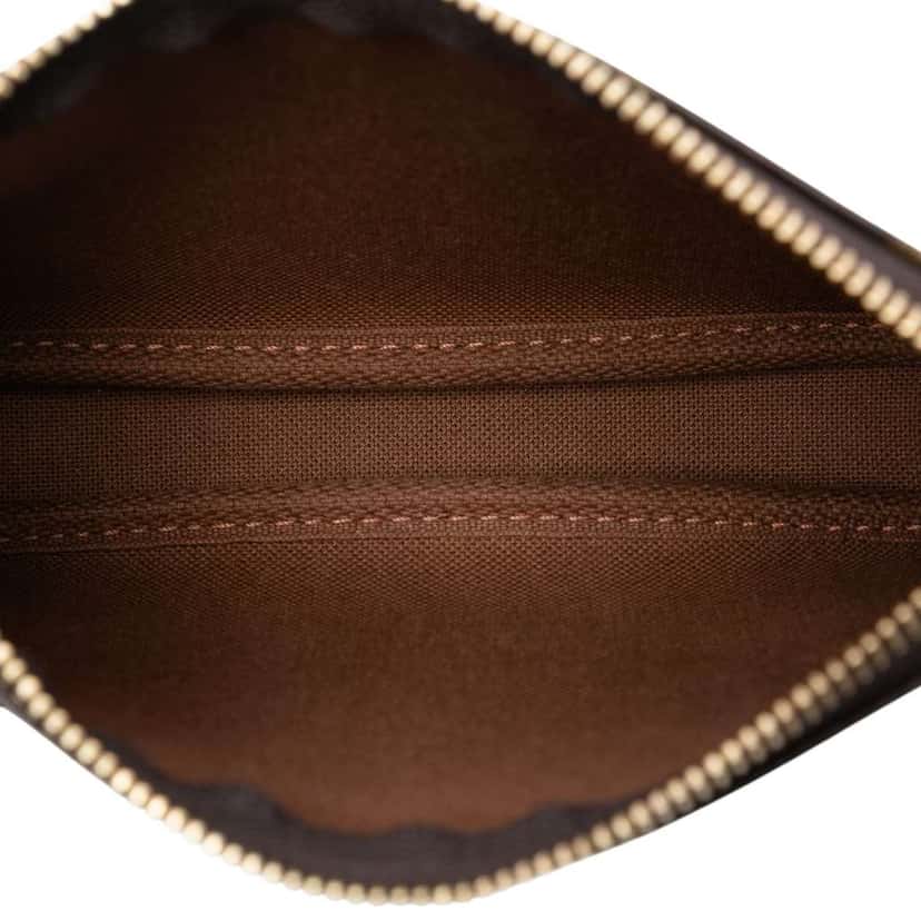 Louis Vuitton Monogram Mini Pochette Accessoires Brown Good condition - Model View