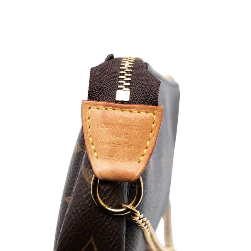 Louis Vuitton Monogram Mini Pochette Accessoires Brown Good condition - Box View