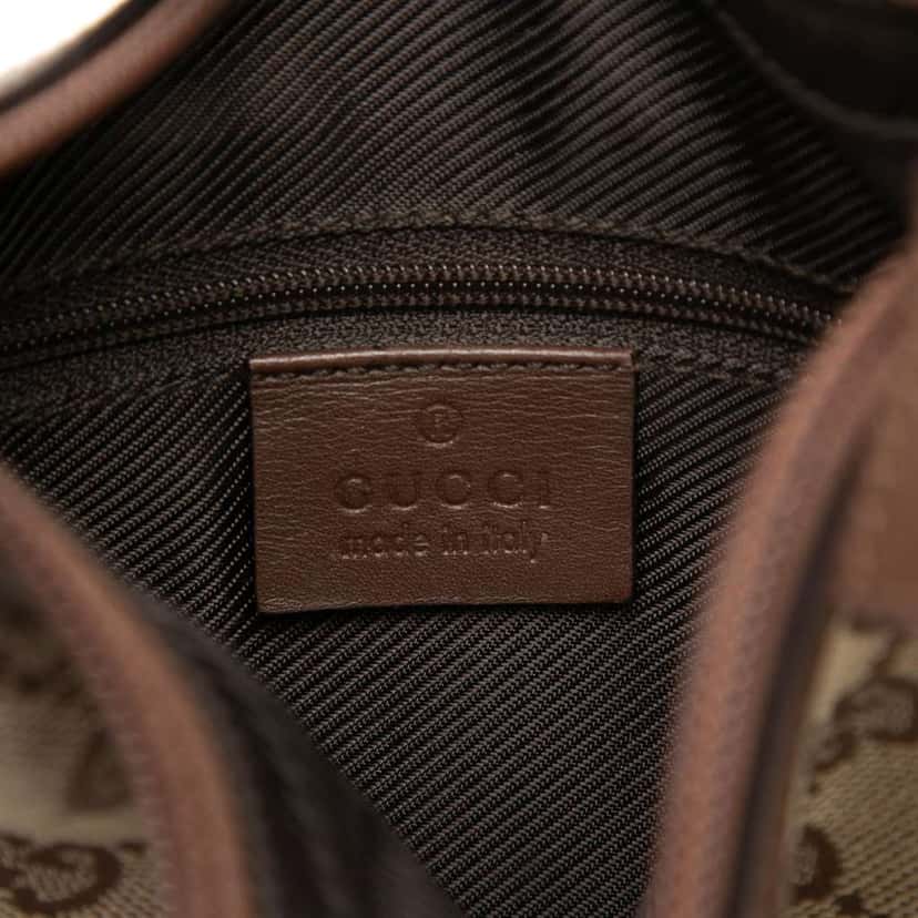 Gucci GG Canvas Shoulder Bag Beige Canvas Good condition - Box View