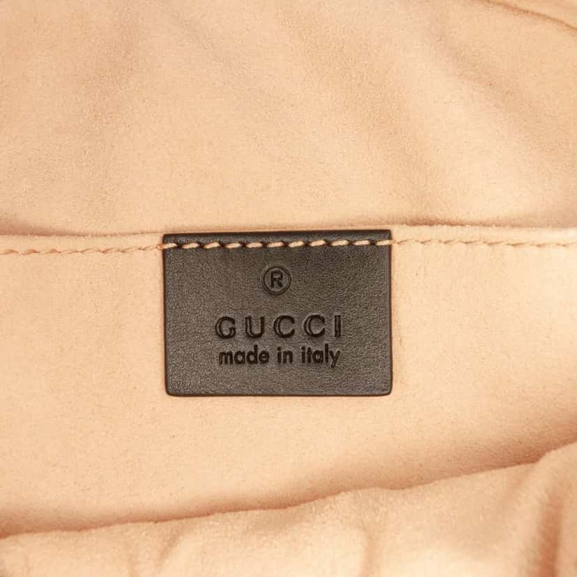 Gucci GG Marmont Matelasse Leather Belt Bag Black Leather Good condition - Box View