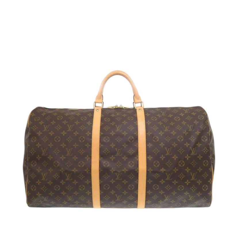 Louis Vuitton Monogram Keepall 60 Brown Good condition - Front View