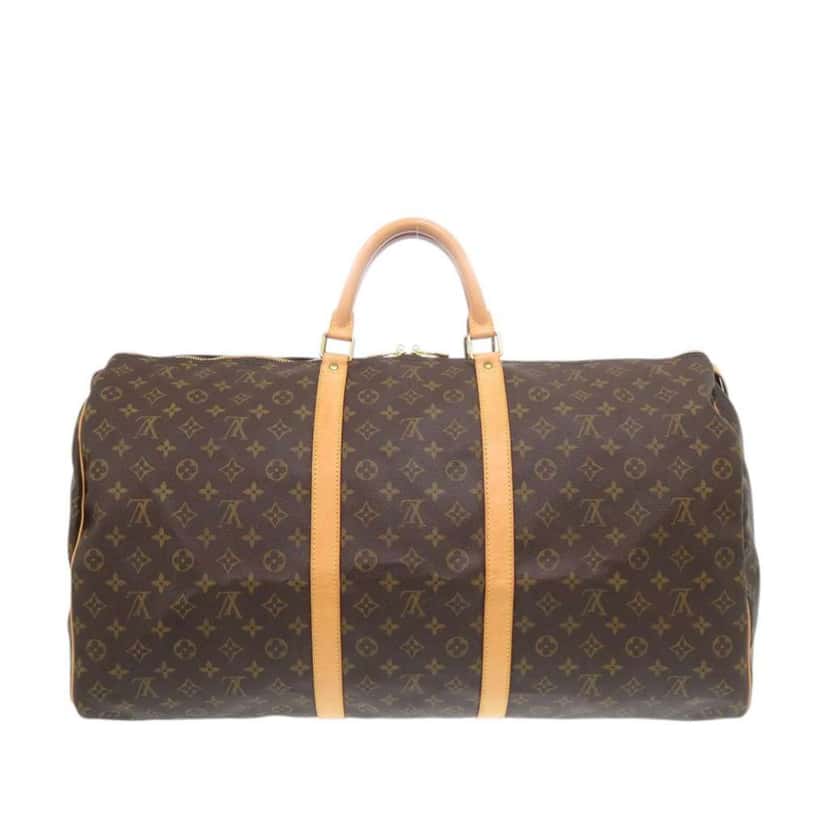 Louis Vuitton Monogram Keepall 60 Brown Good condition - Back View