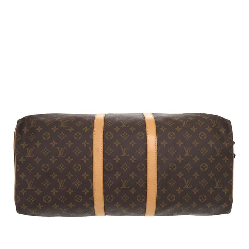 Louis Vuitton Monogram Keepall 55 Brown Good condition - Inside View