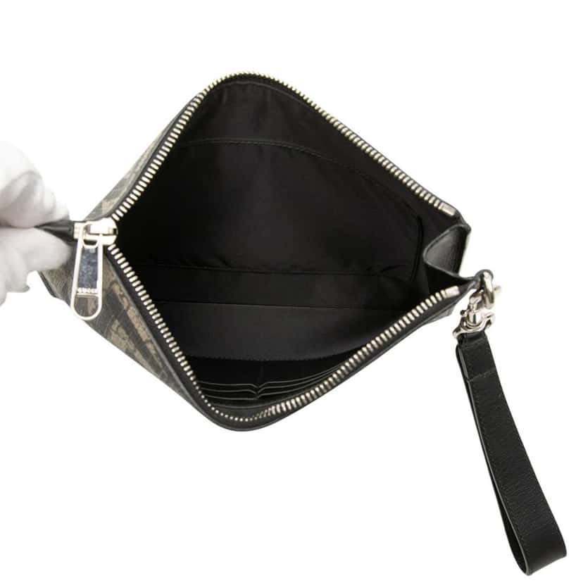 Gucci GG Supreme Caleido Clutch Beige Good condition - Model View