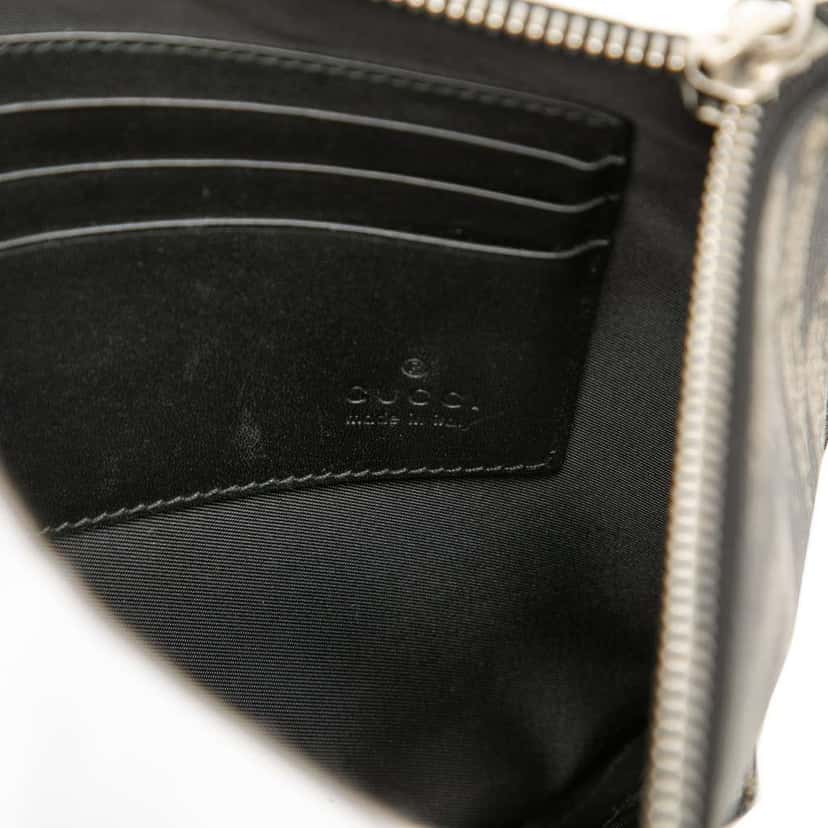 Gucci GG Supreme Caleido Clutch Beige Good condition - Box View