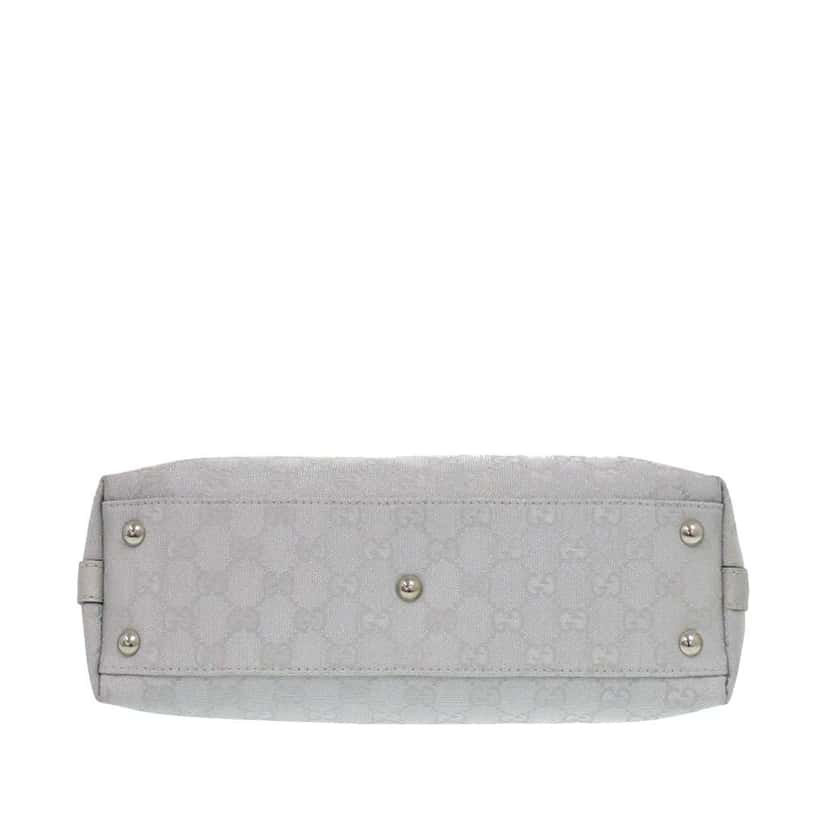 Gucci GG Canvas Handbag Silver Canvas Good condition - Inside View