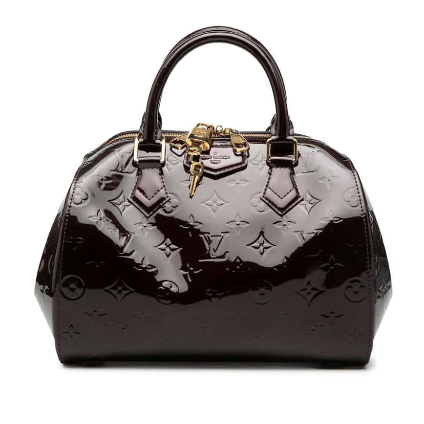 Louis Vuitton Monogram Vernis Montana Purple Leather Good condition - Front View