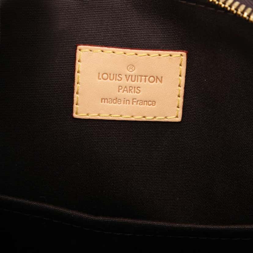 Louis Vuitton Monogram Vernis Montana Purple Leather Good condition - Box View
