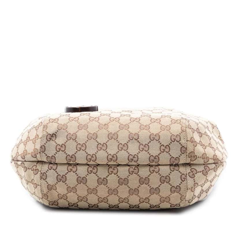 Gucci Medium GG Canvas Brick Lane Convertible Hobo Beige Good condition - Inside View