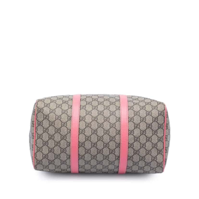 Gucci Medium GG Supreme Joy Boston Bag Beige Good condition - Inside View