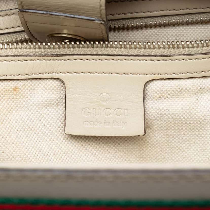 Gucci GG Canvas Web Mayfair Tote Beige Good condition - Box View