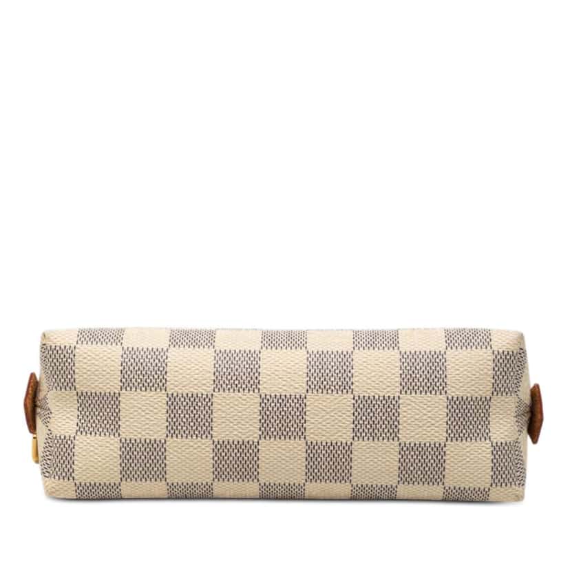 Louis Vuitton Damier Azur Cosmetic Pouch White Good condition - Inside View