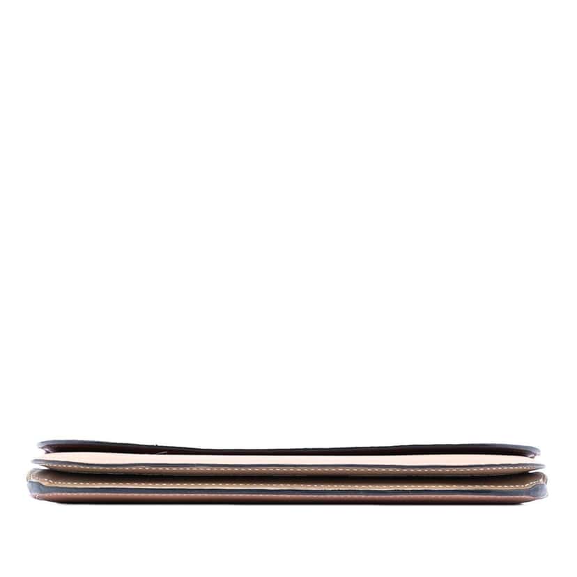 Loewe Bicolor Leather Anagram Gate Pochette Crossbody Brown Leather Good condition - Inside View