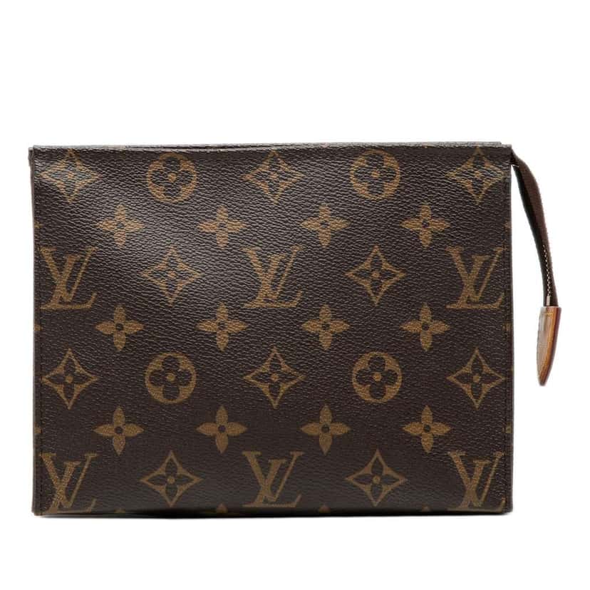 Louis Vuitton Monogram Toiletry Pouch 19 Brown Good condition - Front View