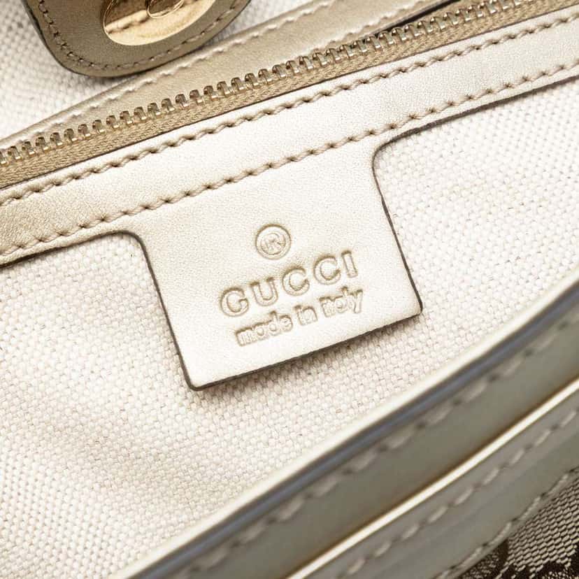 Gucci GG Canvas Mayfair Tote Beige Very good condition - Box View