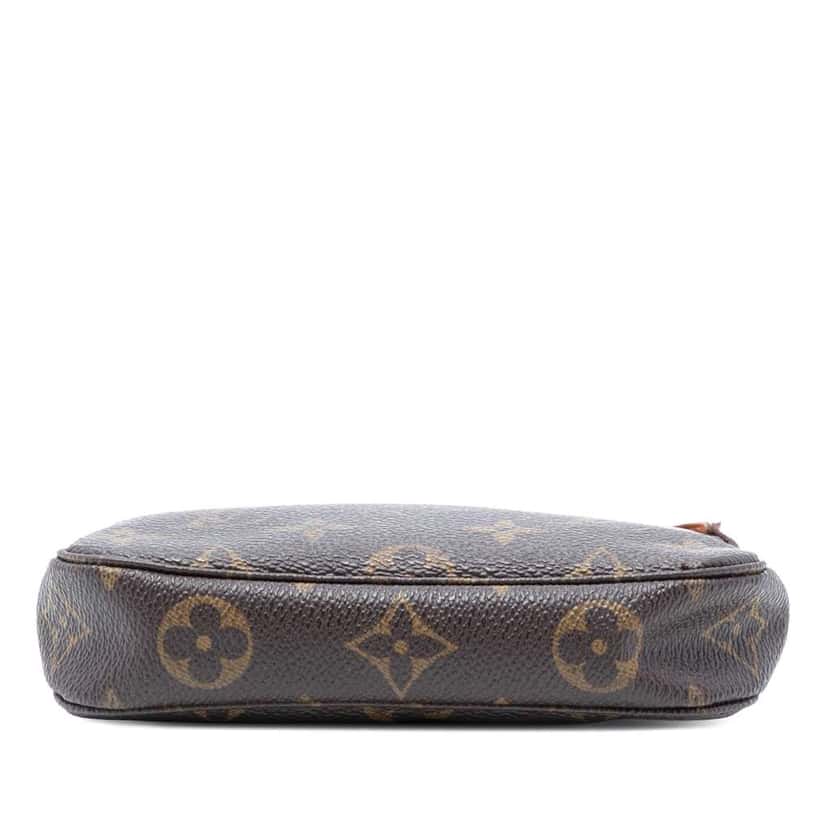 Louis Vuitton Monogram Mini Pochette Accessoires Brown Very good condition - Inside View