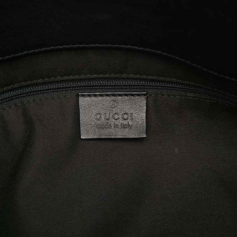 Gucci GG Canvas Abbey D Ring Tote Black Canvas Very good condition - Box View