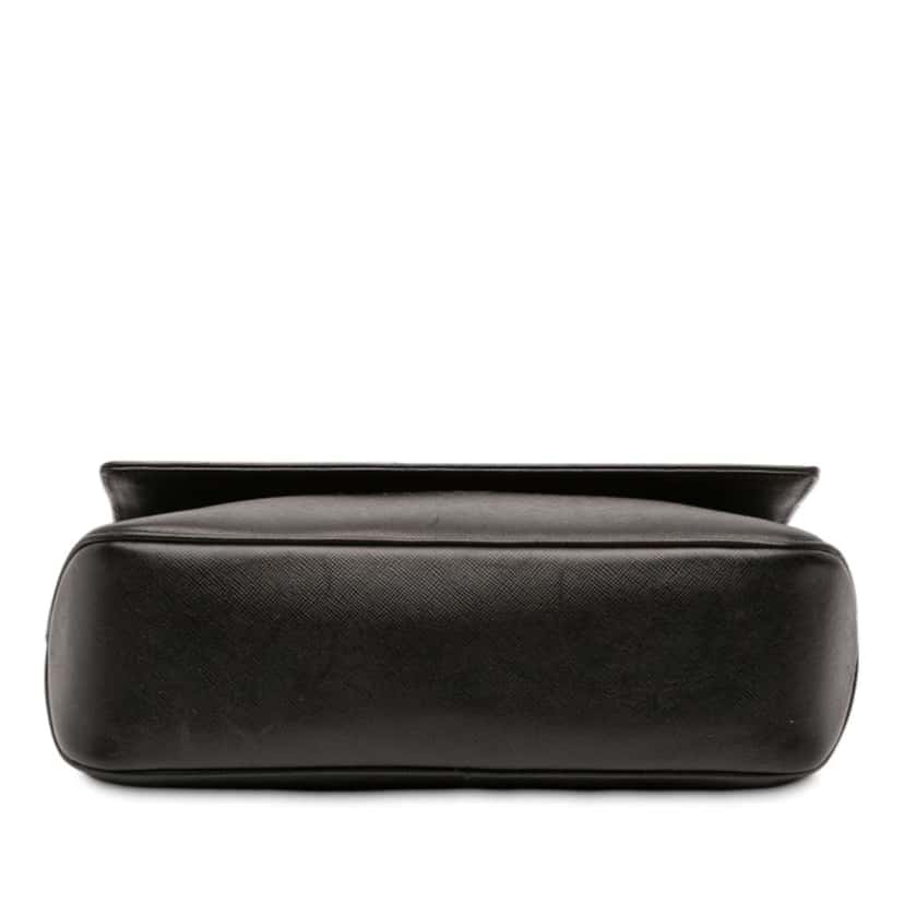 Salvatore Ferragamo Leather Gancini Shoulder Bag Black Leather Very good condition - Inside View