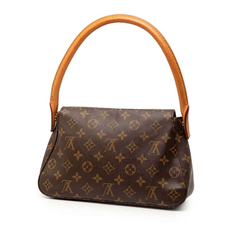 Louis Vuitton Monogram Mini Looping Brown Very good condition - Back View