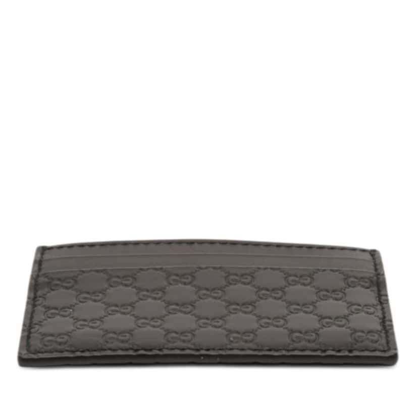 Gucci Microguccissima Card Holder Black Leather Very good condition - Inside View