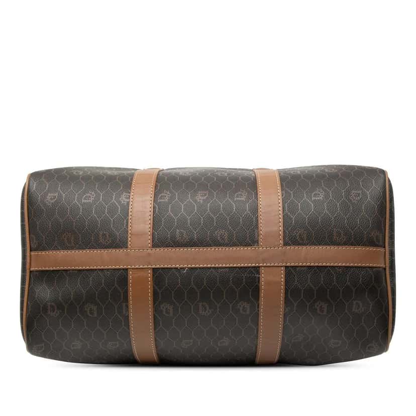 Dior Honeycomb Coated Canvas Boston Bag Black Canvas Very good condition - Inside View