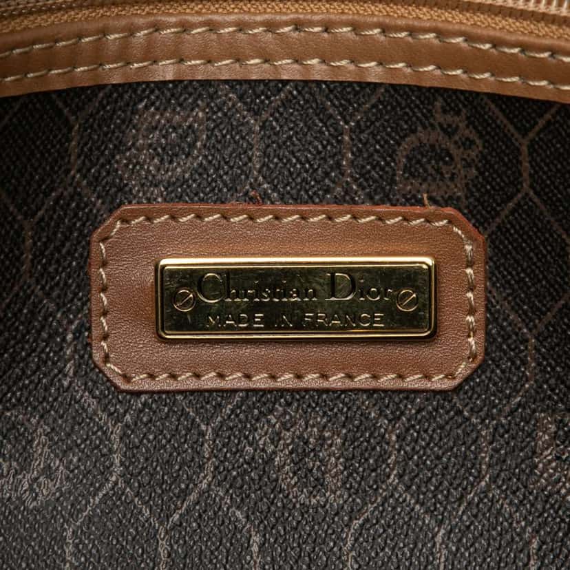 Dior Honeycomb Coated Canvas Boston Bag Black Canvas Very good condition - Box View
