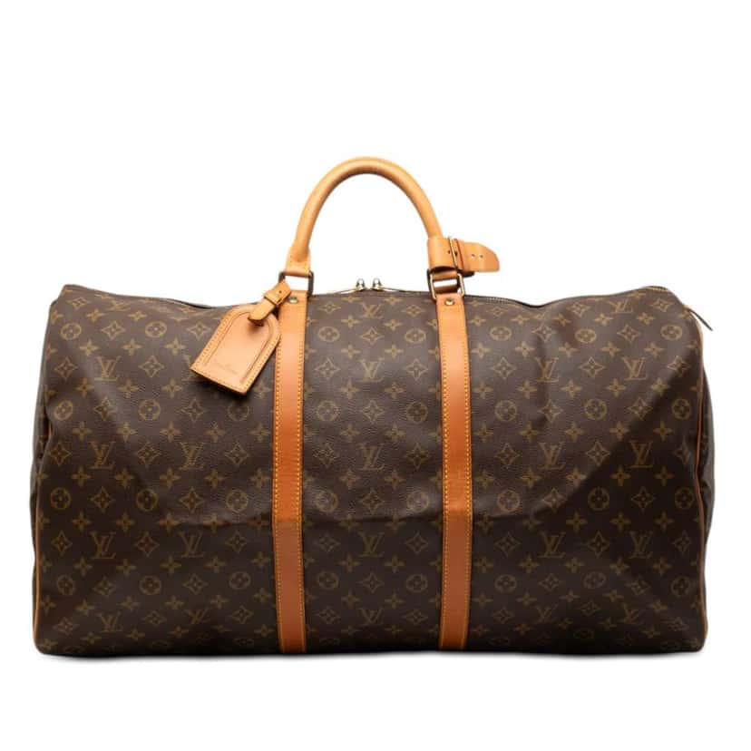 Louis Vuitton Monogram Keepall 60 Brown Very good condition - Front View
