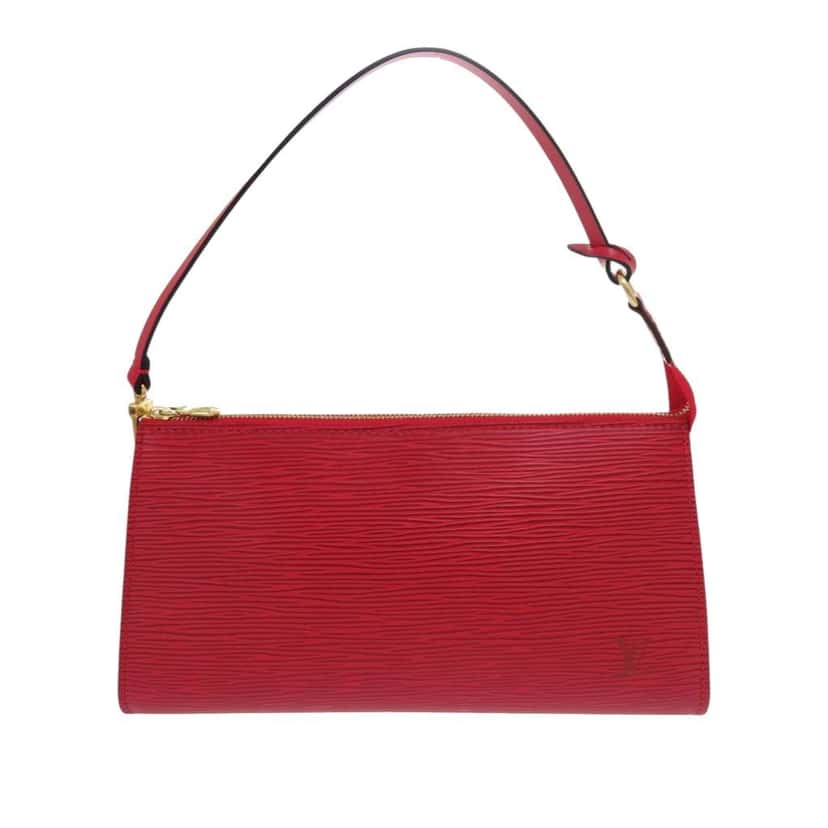 Louis Vuitton Epi Pochette Accessoires Red Leather Very good condition - Front View