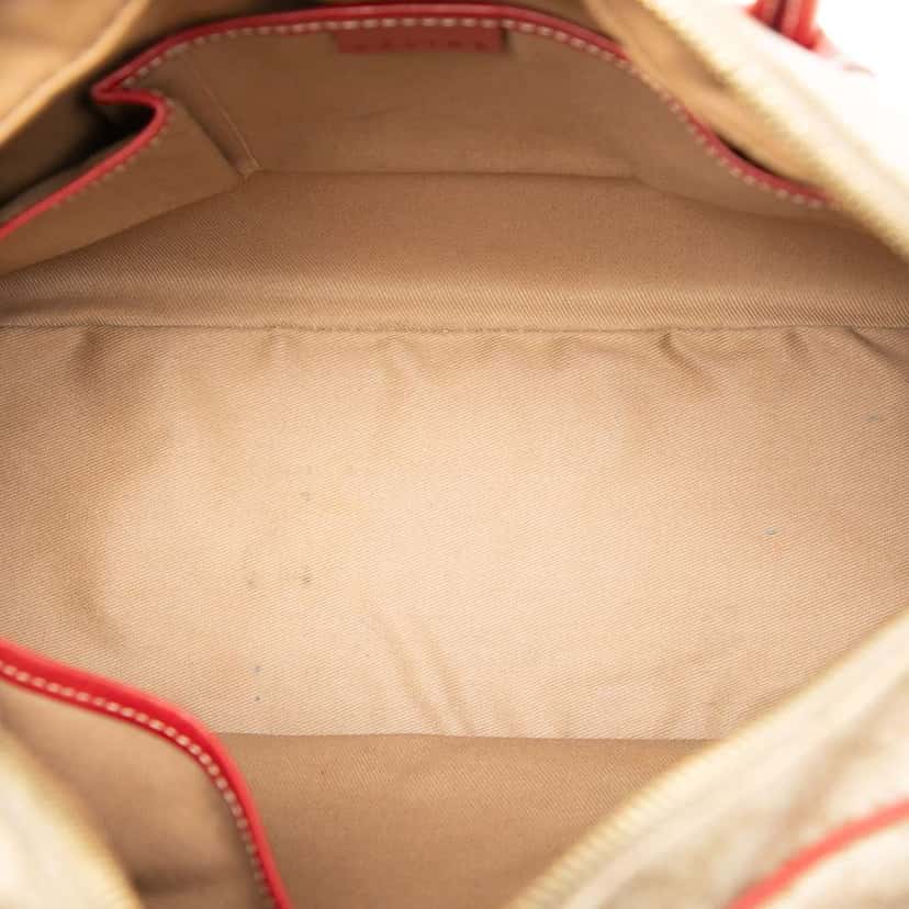 Celine Macadam Coated Canvas Handbag Beige Very good condition - Model View