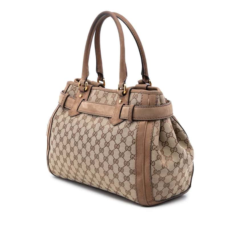 Gucci GG Canvas Running Tote Beige Very good condition - Back View