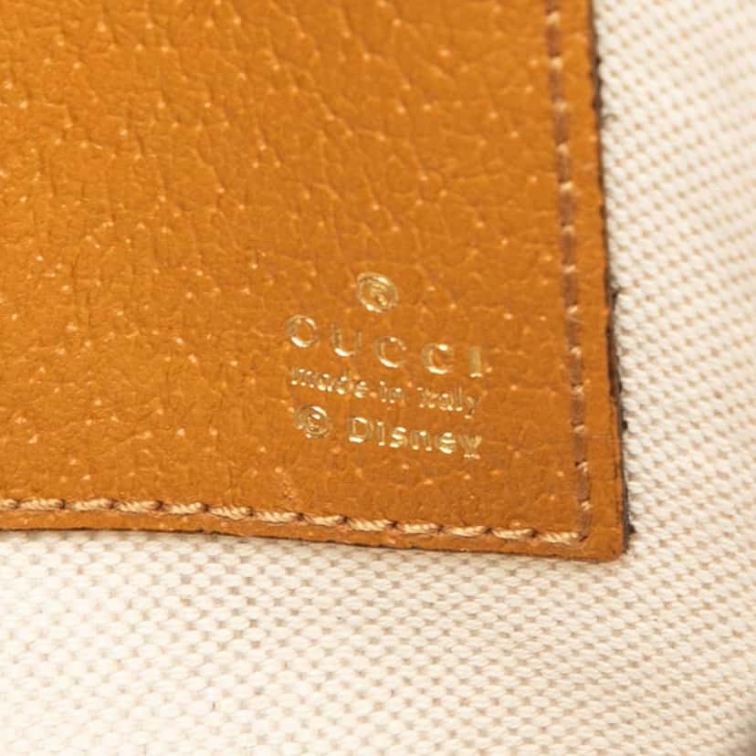 Gucci Disney Micro GG Supreme Mickey Mouse Clutch Brown Canvas Very good condition - Box View